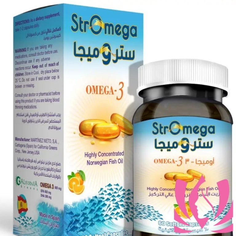 ستروميجا اوميجا 3 مكمل غذائي 30 كبسولة Stromega 4955