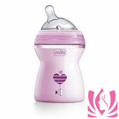 Natural Feeling Chicco Baby Bottle 250ml 2Mesi + Bimba