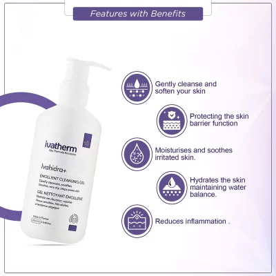 Ivatherm ايفاثيرم ايفاهيدرا غسول البشرة الجافة cleansing gel Ivatherm ivahidra