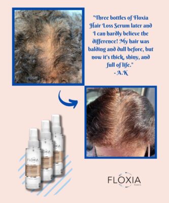 FLOXIA فلوكسيا سيروم علاج تساقط الشعر وتقليل ترققه.يعزز بصيلات الشعر وتقوية الجذور.يساعد على زيادة ثبات الشعر وكثافته واعادة انبات البصيلات وتحفيزها في 12 اسبوع