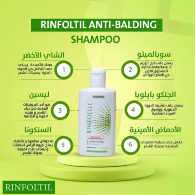 رينفولتيل شامبو التساقط 200مل Rinfoltil Remineralising Shampoo