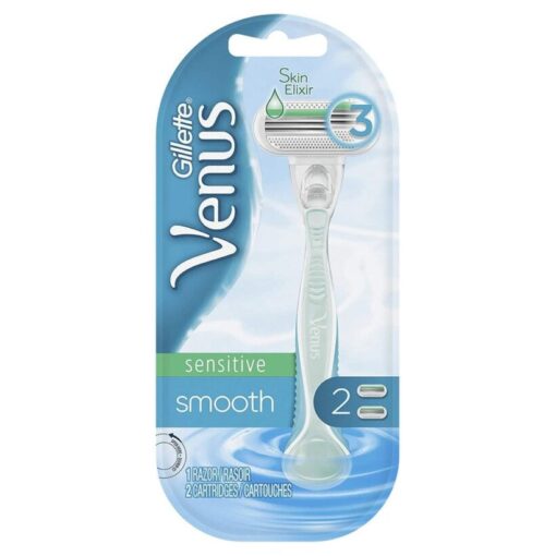 gillette venus sensitive extra smooth razor with 1 blade 0