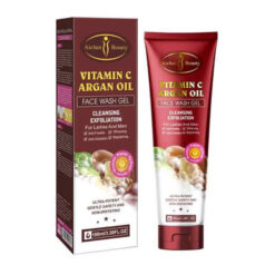 aichun beaut vitamin c argan oil cleansing exfoliating face wash gel