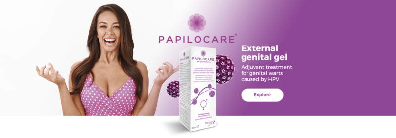 Papilocare يساعد في تحسين عملية الشفاء من الآفات التي يسببها الفيروس داخل غشاء مخاطي عنق الرحم والمهبل.