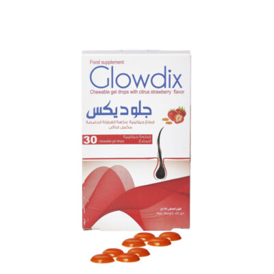 جلوديكس اقوى وافضل فيتامين للشعر 30 Glowdix