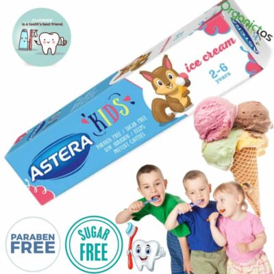 ASTERA استيرا معجون أسنان للأطفال بعمر 2 الي 6 سنوات ايس كريم