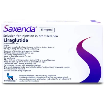 ساكسندا 6 مجم / مل 5 قلم Saxenda 6 mg Pre-Filled Pen